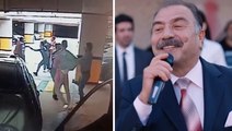 Türk Halk Müziği sanatçısı Mustafa Küçük ve komşusu arasında kavga çıktı! Olay anı kamerada