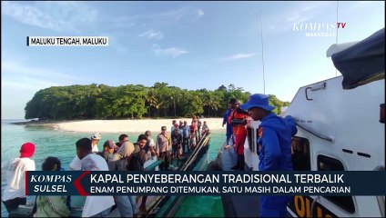 Kapal Penyeberangan Tradisional Terbalik, Enam Penumpang Ditemukan