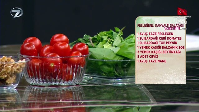 Fesleğenli kahvaltı salatası nasıl yapılır? Hem göze hem damağa hitap eden kahvaltı salatası