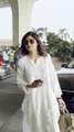 Shamita Shetty Spotted At Mumbai Airport Donning A White Indian Ethnic Look