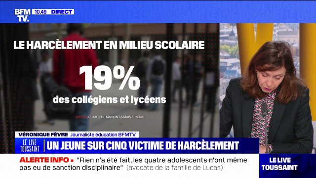 Un élève sur cinq parmi les collégiens et les lycéens est victime de harcèlement scolaire, selon une étude