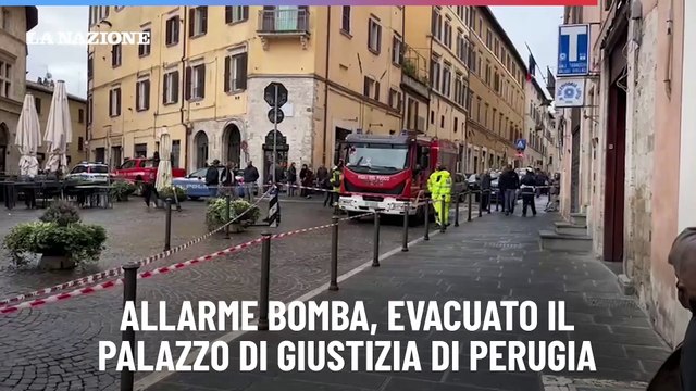 Allarme bomba, evacuato il Palazzo di giustizia di Perugia