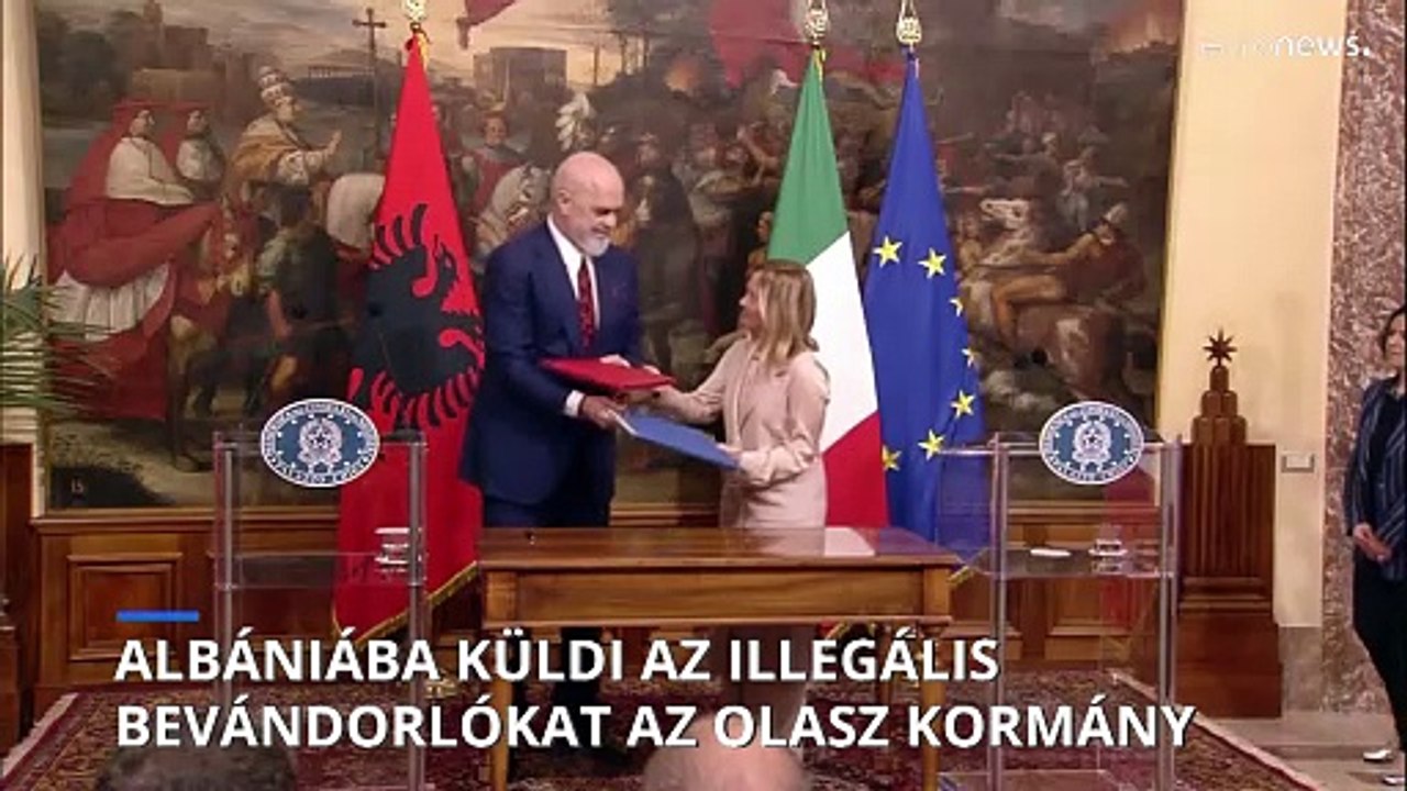 Albániába küldi az illegális bevándorlókat Olaszország