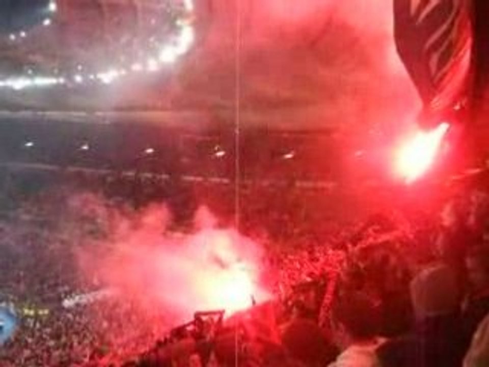 PSG - Lens : Entrée des équipes