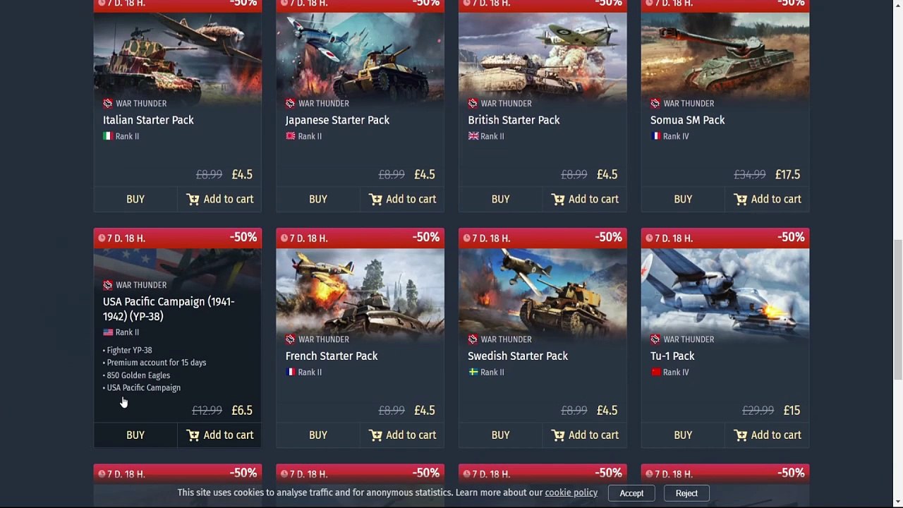 War Thunder Gaijin Store Summer Sale 2023 video Dailymotion