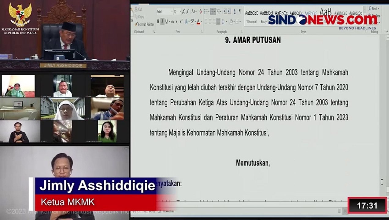 Dinilai Sampaikan Ucapan yang Rendahkan MK, Arief Hidayat Dijatuhkan Sanksi Teguran Tertulis