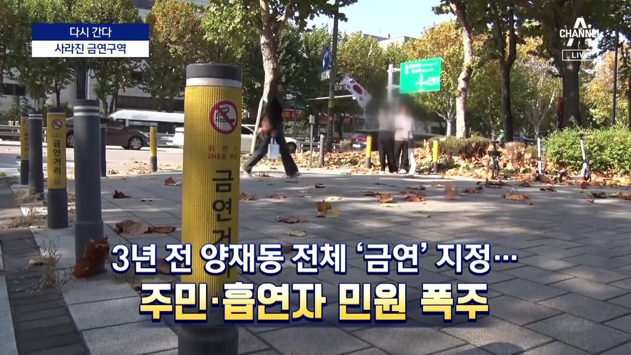[다시 간다]양재동 ‘전체 금연’ 연기처럼 흐지부지