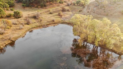 Alan Göleti’nde sonbahar güzelliği
