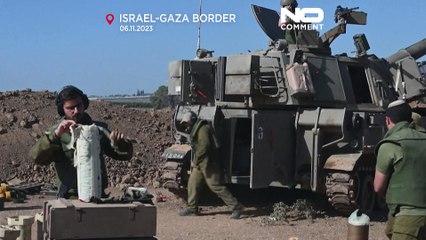 WATCH: Israeli soldiers fire artillery into Gaza