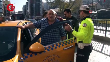 Kadıköy’de ceza yiyen taksicinin isyanı 'Bu aracı burada yakarım'