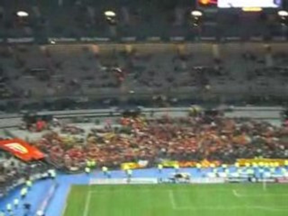 Lens PSG:Les Lensois quitte le stade