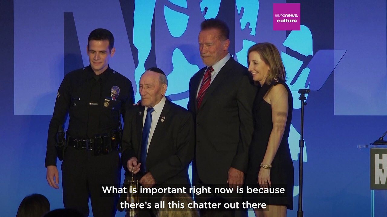 'Love in the end always wins': Arnold Schwarzenegger honoured by Holocaust Museum LA