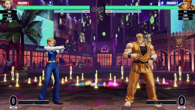 THE KING OF FIGHTERS XV KING/RYO/ROBERT VS RYO/CHRIS/CHIZURU