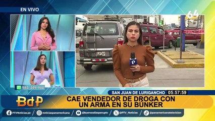 SJL: intervienen a microcomercializador de droga que usaba su vivienda como búnker