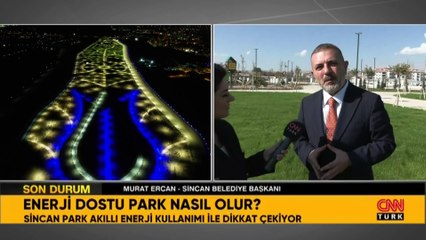 Ankara’da enerji dostu park: Sincan Park