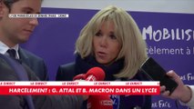 Brigitte Macron : «C’est dur de passer à autre chose en matière de harcèlement parce que parfois, vous traînez ça toute votre vie»