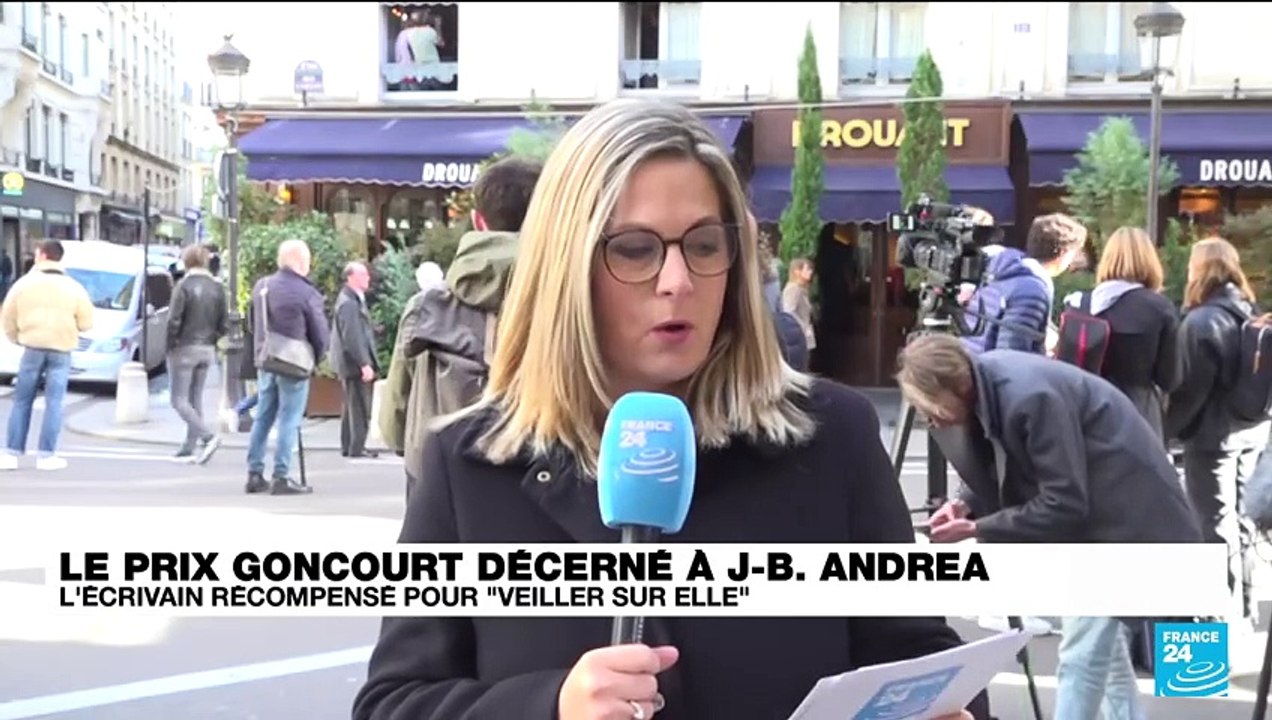 Littérature : le prix Goncourt à Jean-Baptiste Andrea pour "Veiller sur elle"