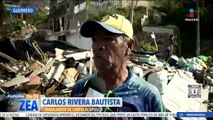 Toneladas de basura inundan Acapulco tras el paso del huracán Otis