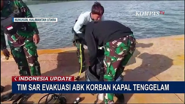 Detik-Detik Tim SAR Gabungan Evakuasi Jenazah ABK Korban Kapal LCT Rimba Tenggelam!