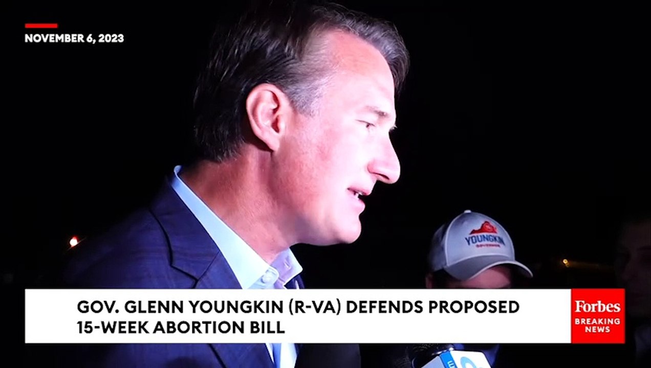 Virginia Gov. Glenn Youngkin Defends 15-Week Abortion Bill: 'To Call It A Ban Is Such A Mistruth'