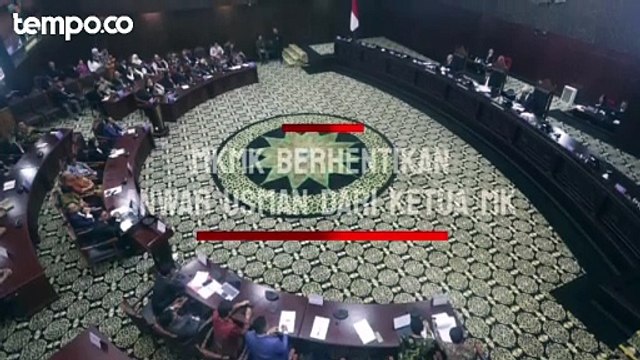 MKMK Berhentikan Anwar Usman dari Ketua MK, Namun Tak Berwenang Ubah Putusan MK
