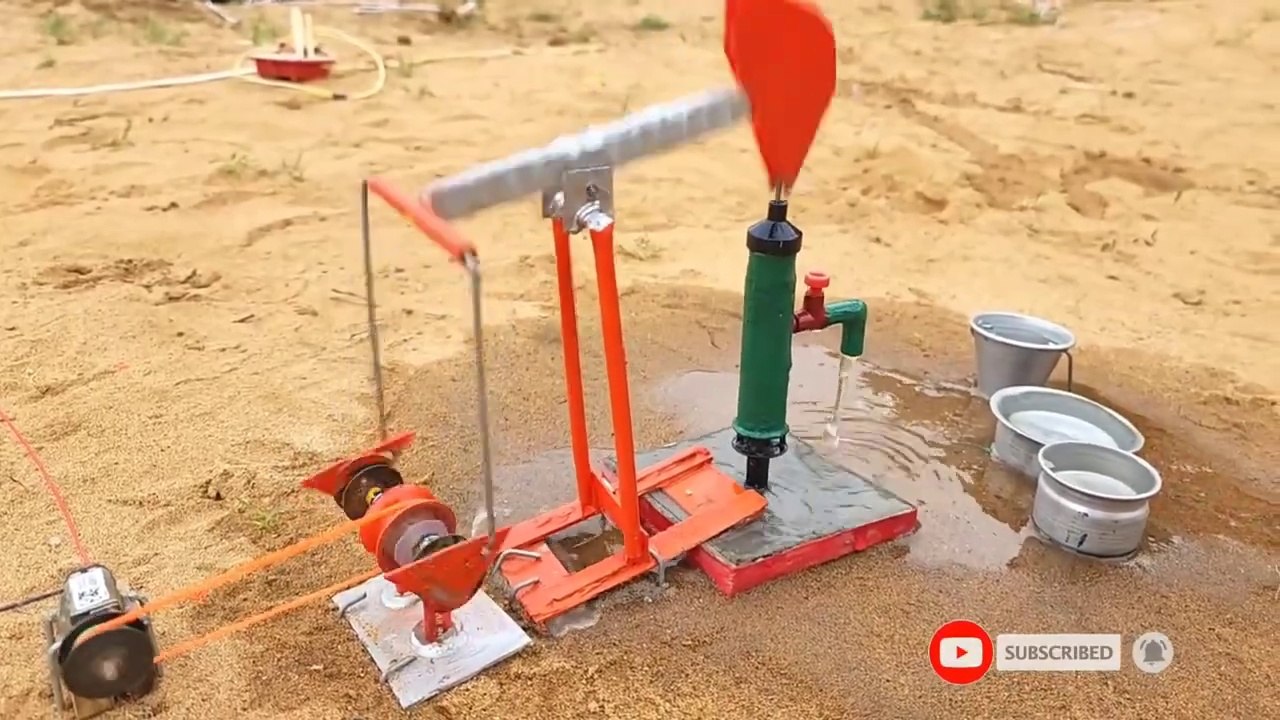 How to make mini water _ Science project _ Technology motor pump