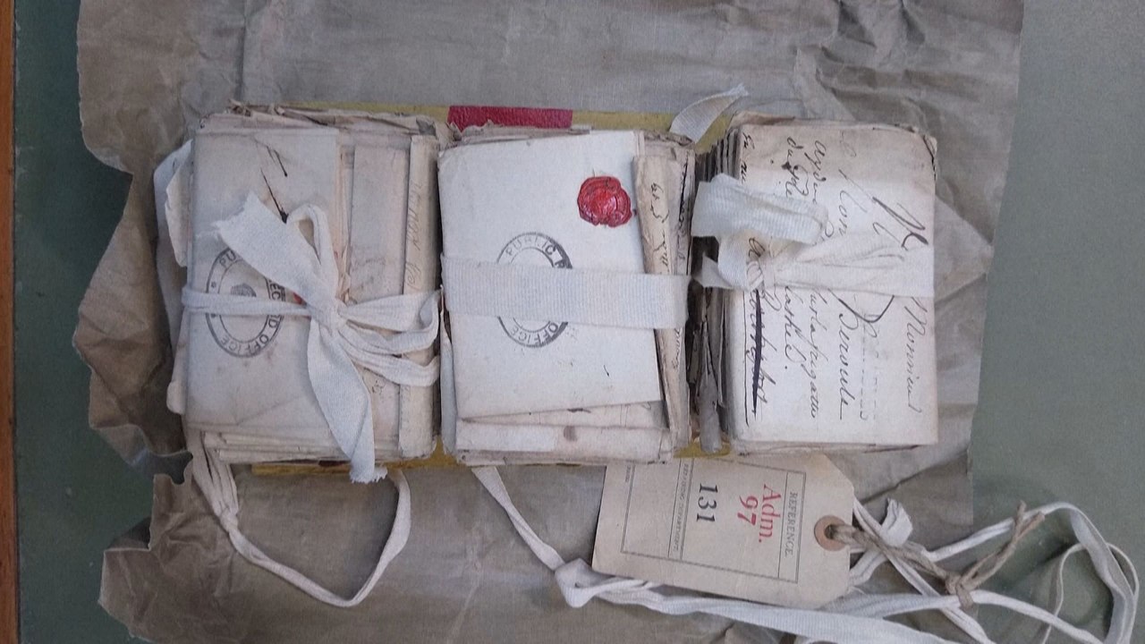 Des lettres à des marins français vieilles de deux siècles retrouvées en Angleterre