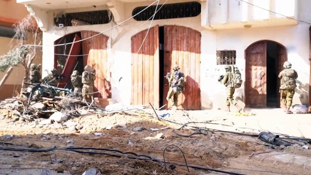 الجيش الإسرائيلي ينشر مقطع فيديو يقول إنه لعملياته في قطاع غزة