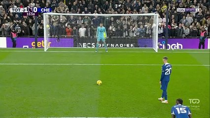 هدف التعادل لنادى تشيلسى الانجليزى فى مرمى توتنهام هوتسبير الإنجليزى
