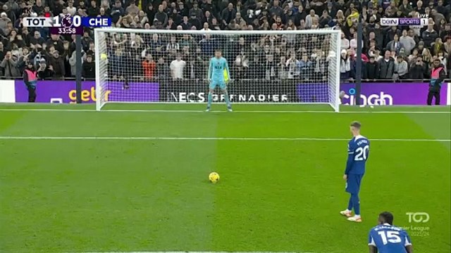 هدف التعادل لنادى تشيلسى الانجليزى فى مرمى توتنهام هوتسبير الإنجليزى