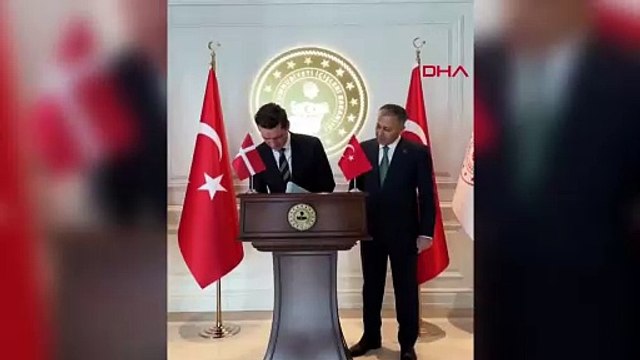 İçişleri Bakanı Ali Yerlikaya, Danimarka Göç ve Entegrasyon Bakanı ile görüştü