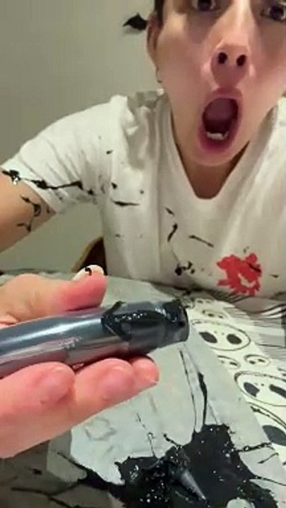 Pants Paint Pops Open