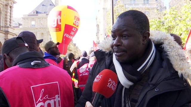 Manifestation des sans-papiers devant le Sénat : « Nous ne sommes pas des invisibles »