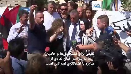 عهد تمیمی دختر ۲۲ ساله فلسطینی و نماد مبارزه با اسرائیلی‌ها در کرانه باختری بازداشت شد