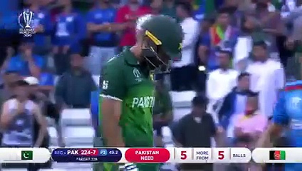 Pak vs Afg What an incredible match