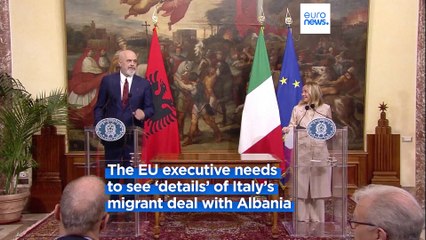 Italy-Albania migration deal must comply with EU and international law, says Brussels