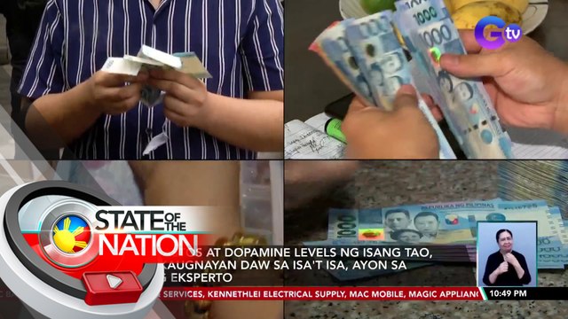 Paggastos at dopamine levels ng isang tao, may kaugnayan daw sa isa't isa, ayon sa isang eksperto | SONA
