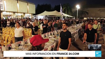 Familiares de rehenes de Hamás manifiestan desde hace un mes por su liberación