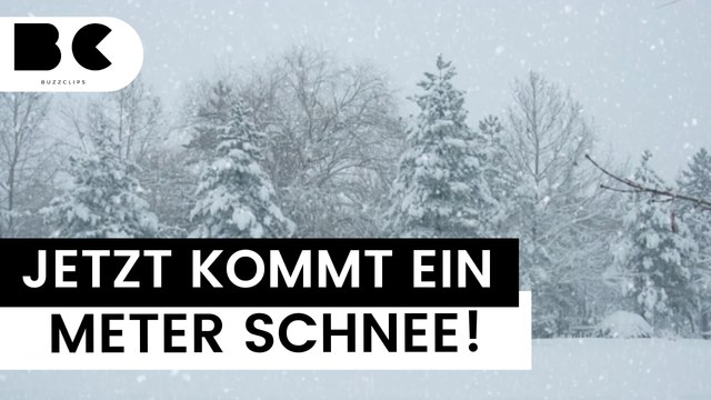 Vorsicht vor Glatteis: Hier fällt jetzt ein Meter Schnee!