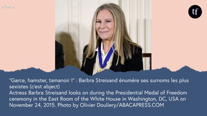 "Furet, hamster, tamanoir... " : Barbra Streisand liste ses surnoms les plus sexistes (c'est abject)