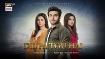 Dil Hi Tou Hai Episode 31 -  7 November 2023    ARY Digital Drama