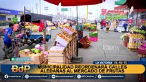 Municipio de La Victoria limpia alrededores de Mercado de Frutas tras denuncia de BDP