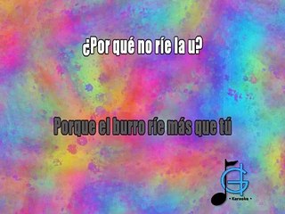 La risa de las vocales karaoke