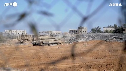 Israele, le operazioni dell'esercito all'interno della Striscia