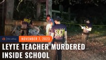 Teacher’s murder inside Leyte school sparks public outrage