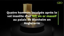 Quatre hommes inculpés après le vol insolite d'un WC en or massif au palais de Blenheim en Angleterre