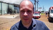 Gerente de empresa destruída por incêndio fala sobre início das chamas, histórico da firma e próximos passos a serem adotados