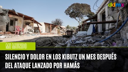 Silencio y dolor en los kibutz un mes después del ataque lanzado por Hamás