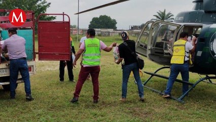 Activan puente aéreo en Veracruz; ayudan a comunidades afectadas por frente frío 8