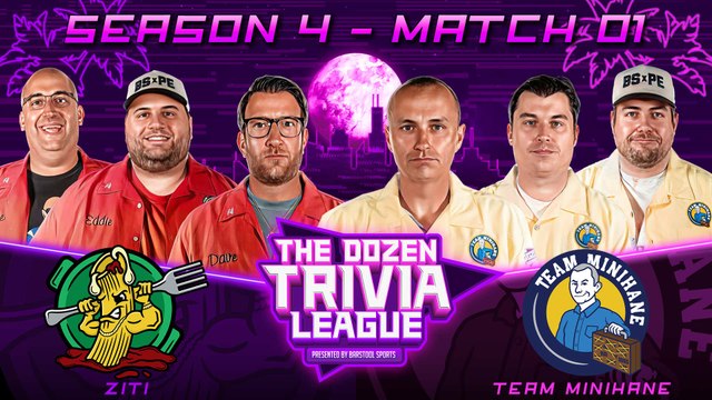 Dave Portnoy & Ziti vs. Minihane | Match 01, Season 4 - The Dozen Trivia League